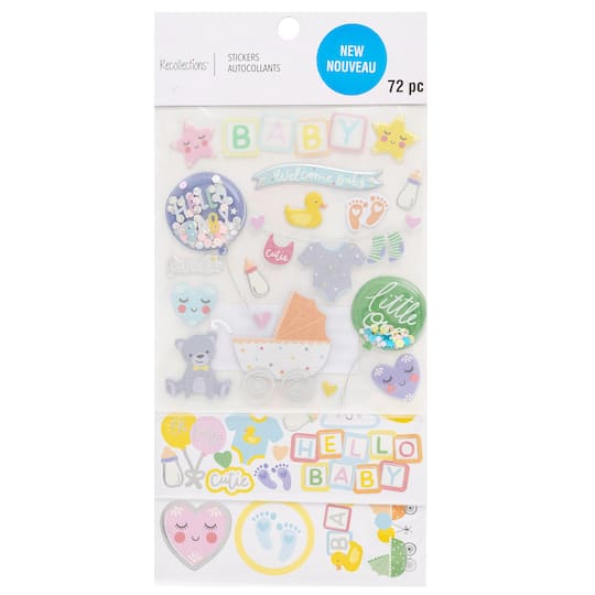 12 Pack: Baby Stickers by Recollections™